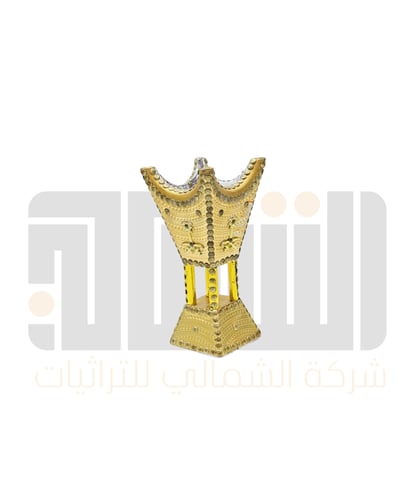 طقم مباخر بشعار سيفين ونخله بكستاني 4 خشب