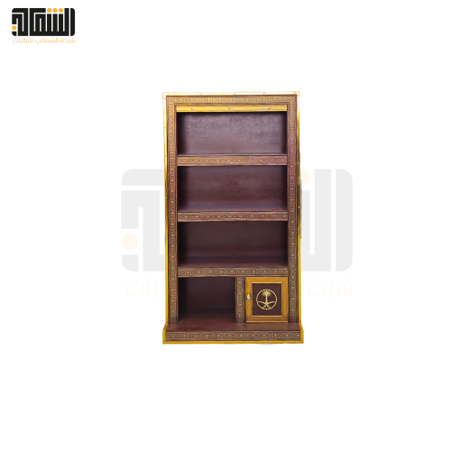 دولاب خشب نقش اسلامي بالليزر مقاس 180*100 سم لون ب...