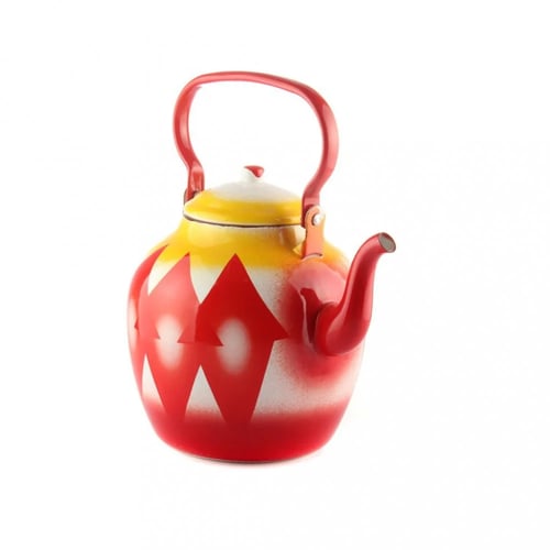 طقم اباريق غضار احمر 3 قطع