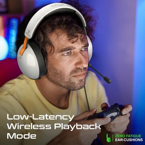 سماعة رأس Vertux للألعاب مزودة بتقنية لاسلكية 2.4...