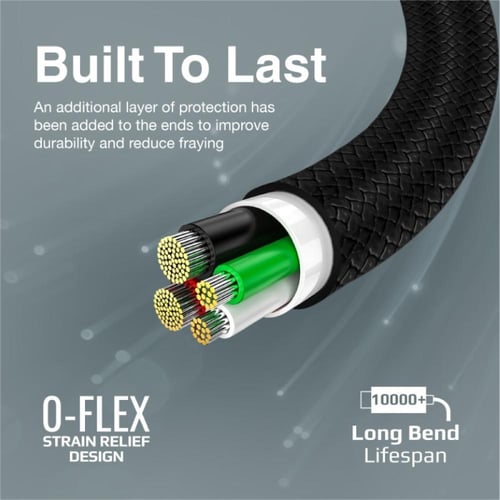 كيبل USB-C™ إلى USB-C™،سريع بقوة 60 واط مع مزامنة...