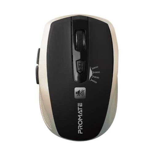 ماوس لاسلكي بدقة 1600 نقطة في البوصة، يتميز بنقرات...