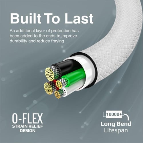 كيبل USB-C™ إلى USB-C™،سريع بقوة 60 واط مع مزامنة...