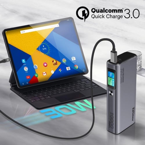 بطارية متنقلة أنيقة جدا من الألومنيوم المعالج المض...