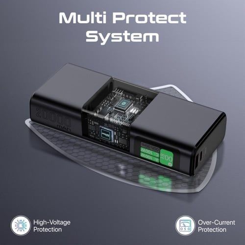 بطارية متنقلة أنيقة جدا من الألومنيوم المعالج المض...