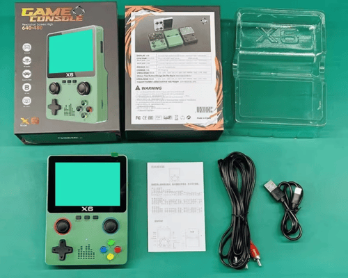 جهاز ألعاب محمول X6 أكثر من 10000 لعبة كلاسيكية