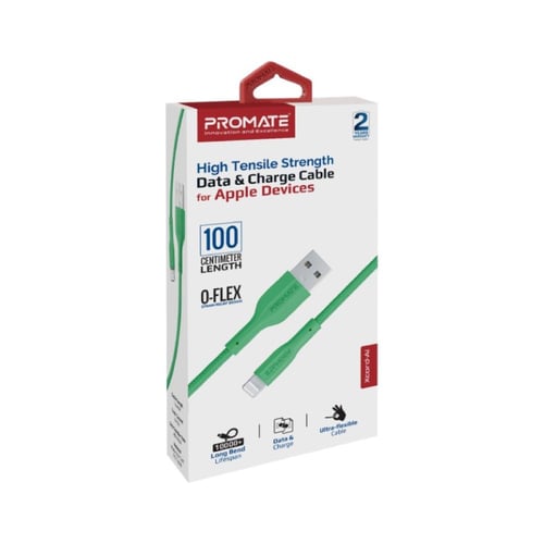 كيبل شحن USB-A إلى لايتنينغ قوي ومتين بقدرة 10 واط...