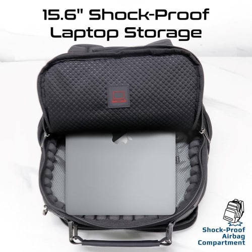حقيبة ظهر SecureStorage™ للكمبيوتر المحمول مقاس 15...