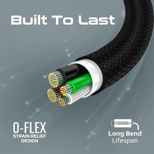 كيبل USB-C™ إلى USB-C™،سريع بقوة 60 واط مع مزامنة...