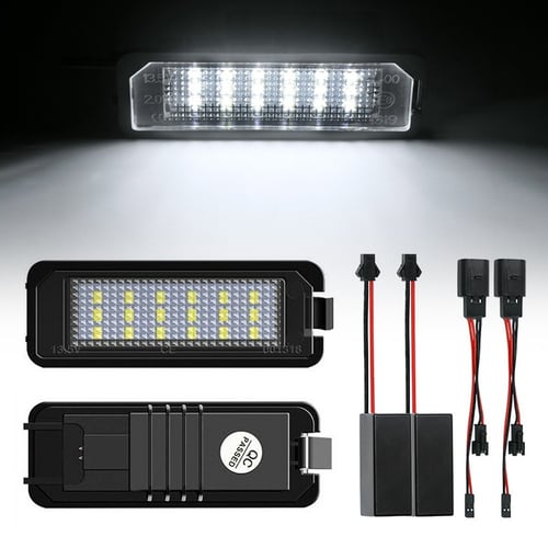 اثنان قطعة إضافة ليد للوحة الترخيص الخلفية لبورش ك...