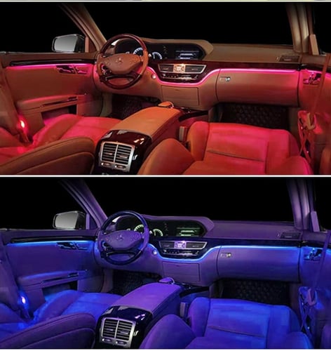 إضائة ليد داخلية لمرسيدس بنز (يتوفر بالطلب)