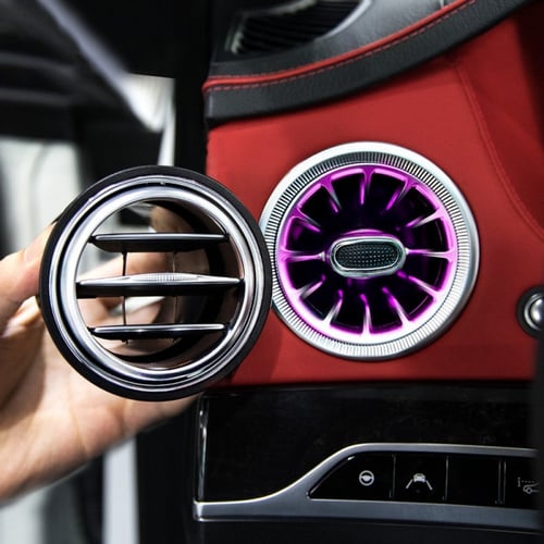 إضائة ليد لفتحة مكيف الهواء والسماعات لمرسيدس بنز...