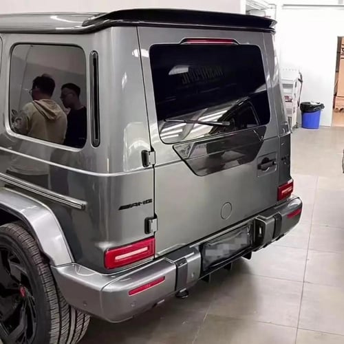 غطاء باب خلفي كربون جاف لمرسيدس G-Class G63 G500 W...