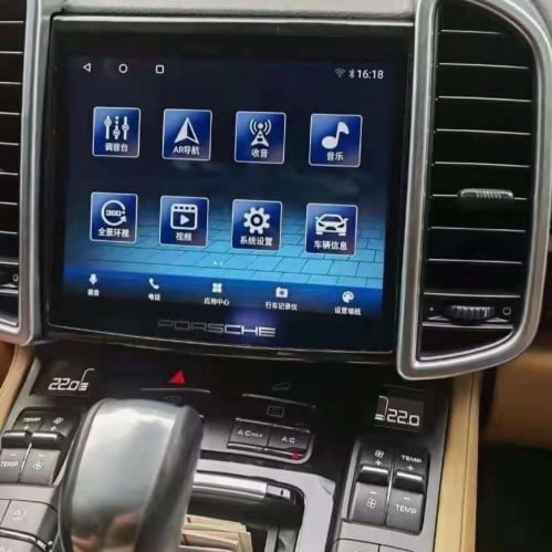 مشغل وسائط متعدد و GPS أندرويد 10 لبورش كايين (يتو...