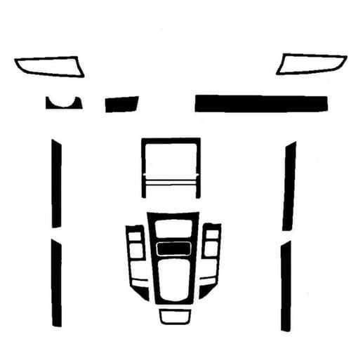 طقم استيكر داخلى من الكاربون فايبر لبورش كايين