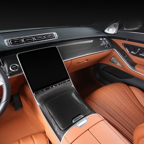 أستيكر الكاربون فايبر لكل شىء بالسيارة لمرسيدس بنز...