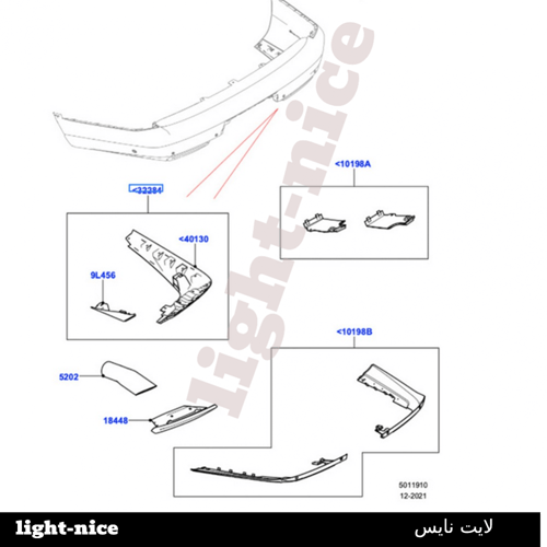 مصدات خلفية لرينج روفر ( يتوفر بالطلب المسبق )