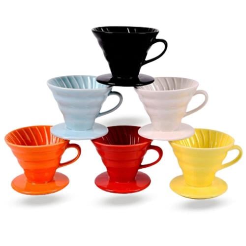قمع تقطير V60 سيراميك - مقاس 02