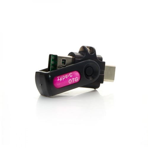 قارئة ذواكر اس دي بمنفذين تايب سي ويو اس بي