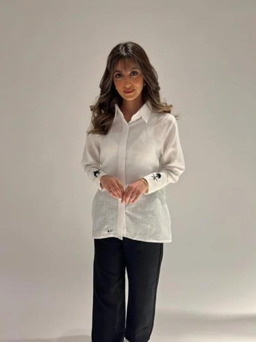 قميص كتان تراثي