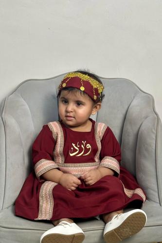فستان اطفال بالاسم