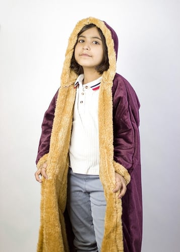 فروة شتوية للاطفال موف