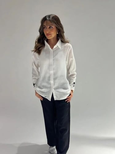 قميص كتان تراثي