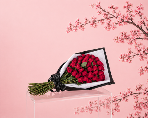 Red rose bouquet