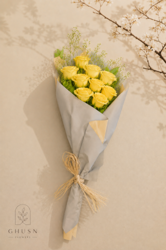 Yellow rose bouquet
