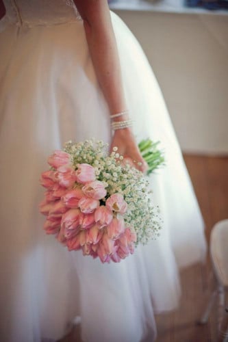 A bride's bracelet, shining.