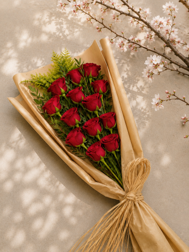 Red rose bouquet