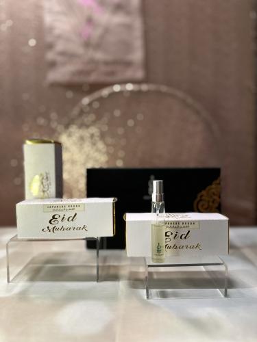 Eid box presented by Al Ghasn Japanese Store conta...