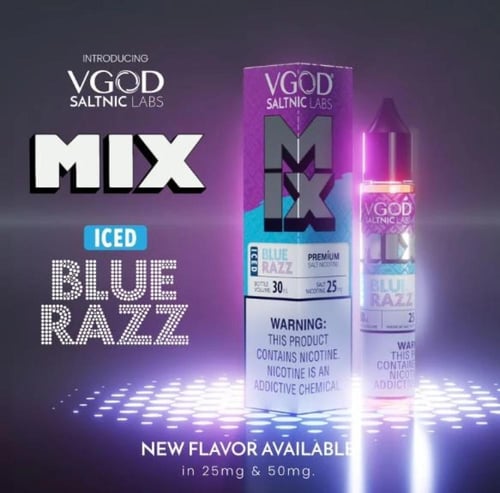 نكهة سولت بلو راز بارد مكس من فيجود - VGOD BLUE RA...