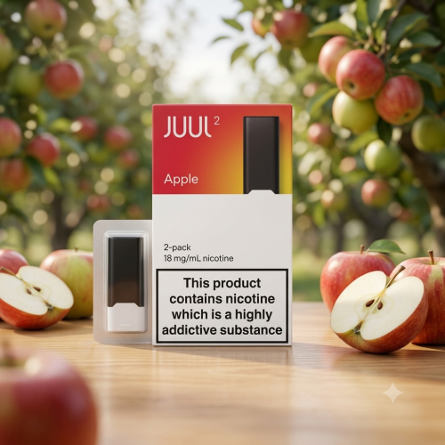 JUUL 2 apple بودات سحبة جول الاصدار الثاني نكهة تف...