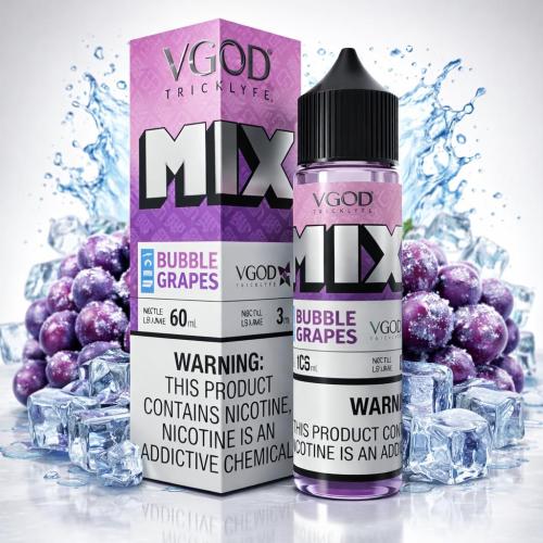 نكهة في جود علكة العنب ايس 60مل VGOD Iced Bubble G...