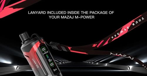 شيشة مزاج ام باور 20000 سحبة Mazaj M-Power DTL