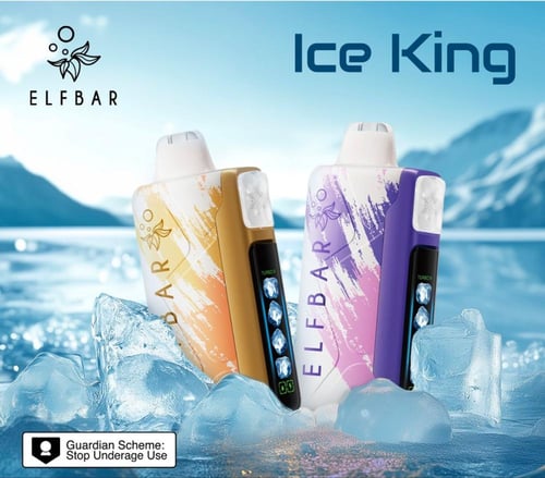 سحبة الف بار ايس كينق 30000 - Elfbar Ice King 30k...