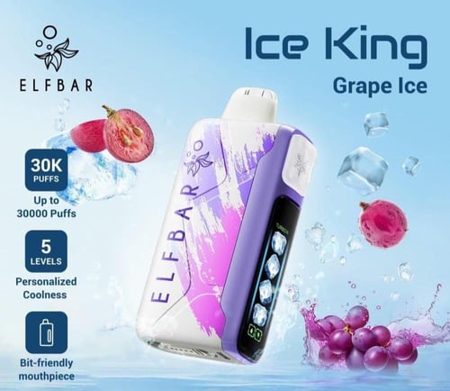 سحبة الف بار ايس كينق 30000 - Elfbar Ice King 30k...