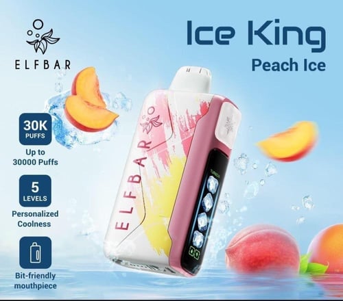 سحبة الف بار ايس كينق 30000 - Elfbar Ice King 30k...