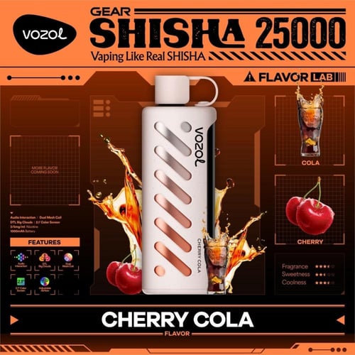 فوزول جير شيشة 25000 موشة VOZOL Gear Shisha 25000...