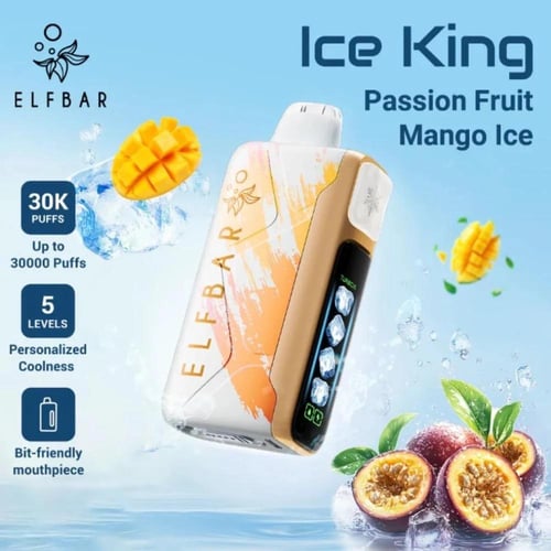 سحبة الف بار ايس كينق 30000 - Elfbar Ice King 30k...