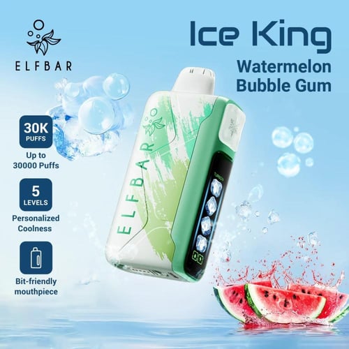 سحبة الف بار ايس كينق 30000 - Elfbar Ice King 30k...