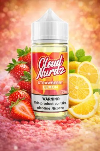 نكهة كلاود نيردز فراولة ليمون Cloud Nurdz Strawber...