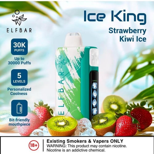 سحبة الف بار ايس كينق 30000 - Elfbar Ice King 30k...