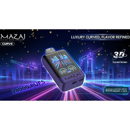 سحبة مزاج كيرف24000 سحبة MAZAJ CURVE 24000 PUFFS