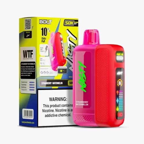 سحبة ناستي بولت 50K سحبة NASTY BOLT 50K PUFFS