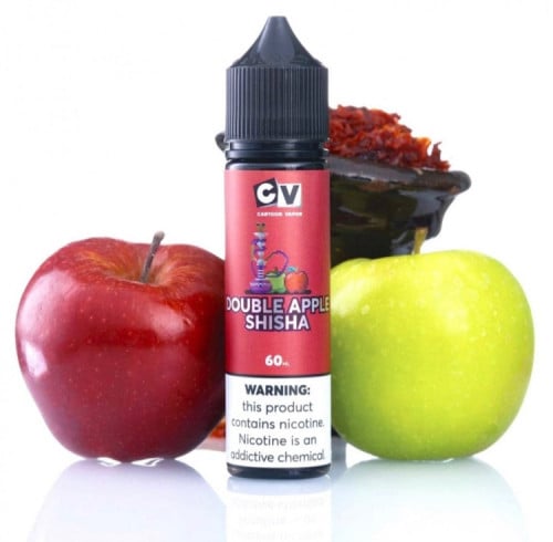 نكهة فيب سي في تفاحتين شيشة CV DOUBLE APPLE SHISHA...