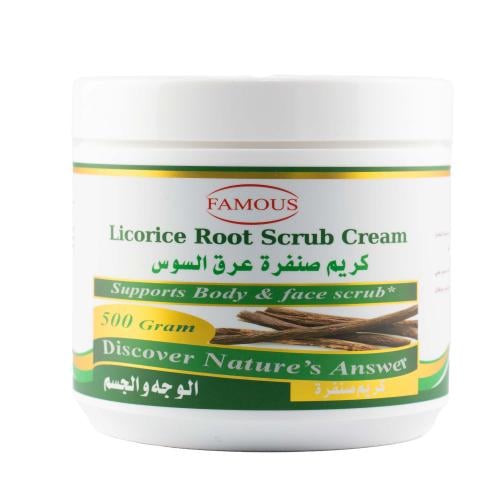 فيموس كريم سنفرة الوجه والجسم بالعرق سوس 500 جم