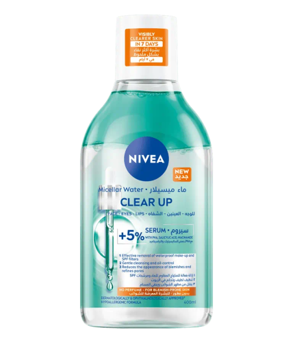 نيفيا كلير اب ماء ميسيلار مزيل للمكياج 400مل