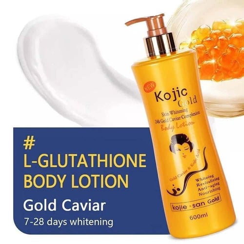 كوجي سان جولد لوشن للجسم بالكافيار الذهبي وحمض الك...